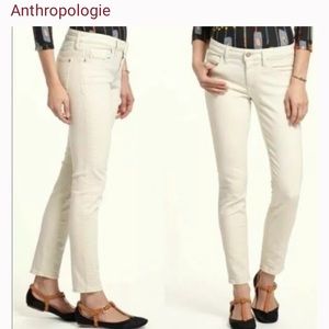 Pilcro Winter White Stet jeans straight leg